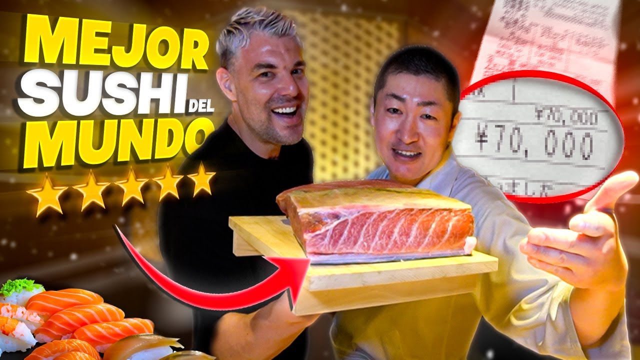 PROBANDO EL MEJOR SUSHI del MUNDO Y de MI VIDA en JAPÓN 🍣 *ESTO CUESTA el AUTENTICO SUSHI JAPONÉS*