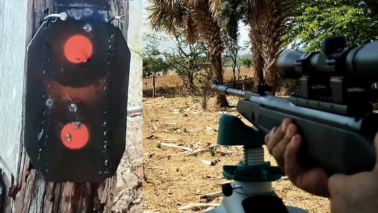 BLACK HUNTER 5.5 plinking time y prueba dé agrupación/MENDOZA GENERAL BUENA POTENCIA 24 M DISTANCE