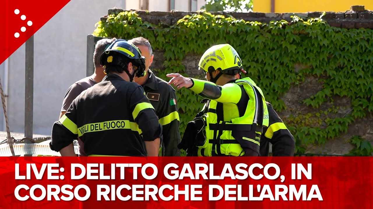 LIVE Delitto di Garlasco, si cerca l'arma con cui sarebbe stata uccisa Chiara Poggi: diretta video