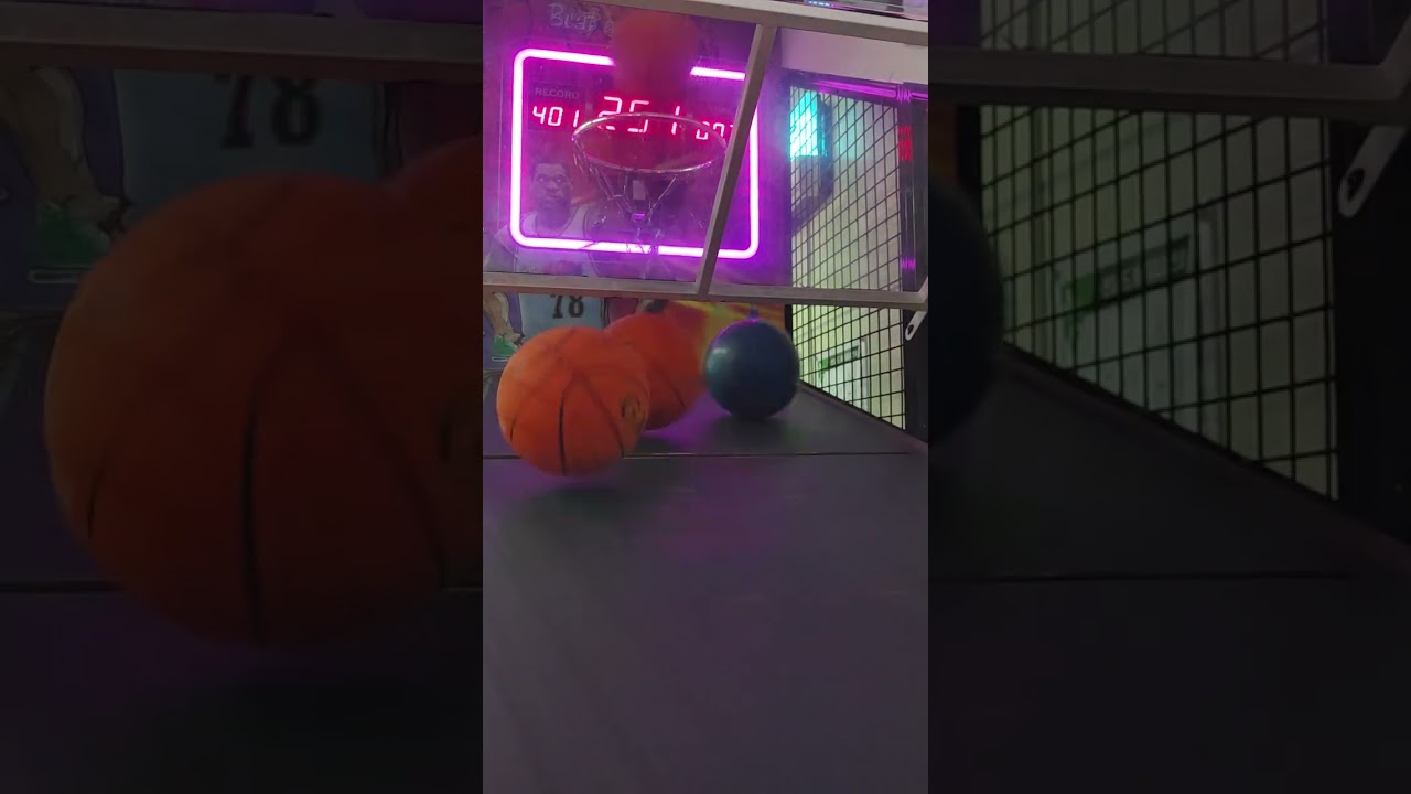 오락실 농구게임 150초 406점 기록
