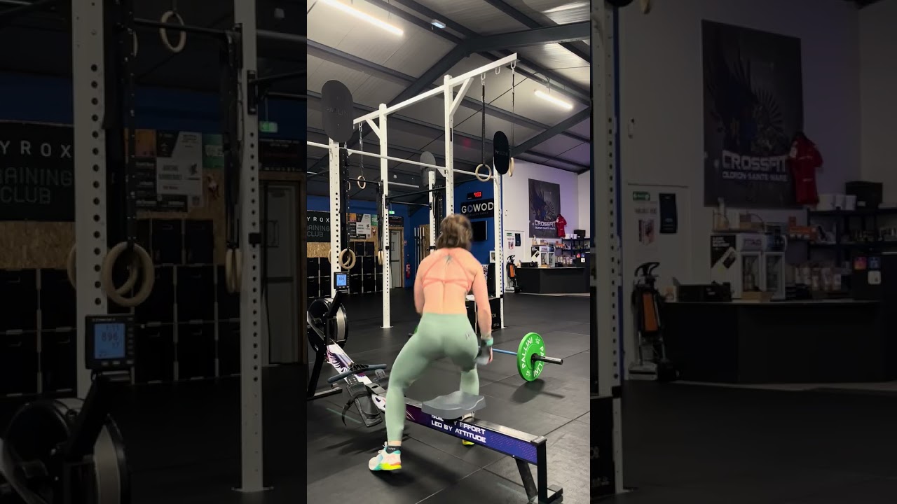Qualif French Throwdown WOD 1 Cat RX - Justine Barritault
