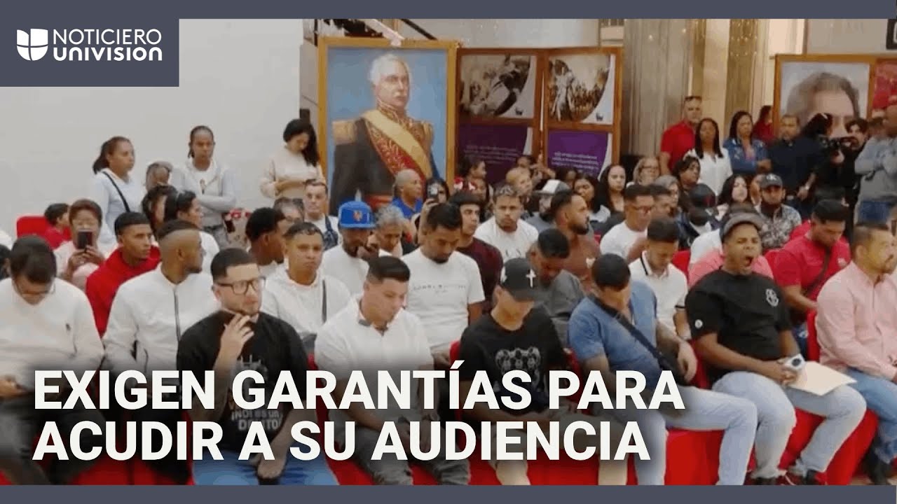 Venezolanos expulsados a El Salvador exigen a EEUU cumplir fallo que ordena darles el debido proceso