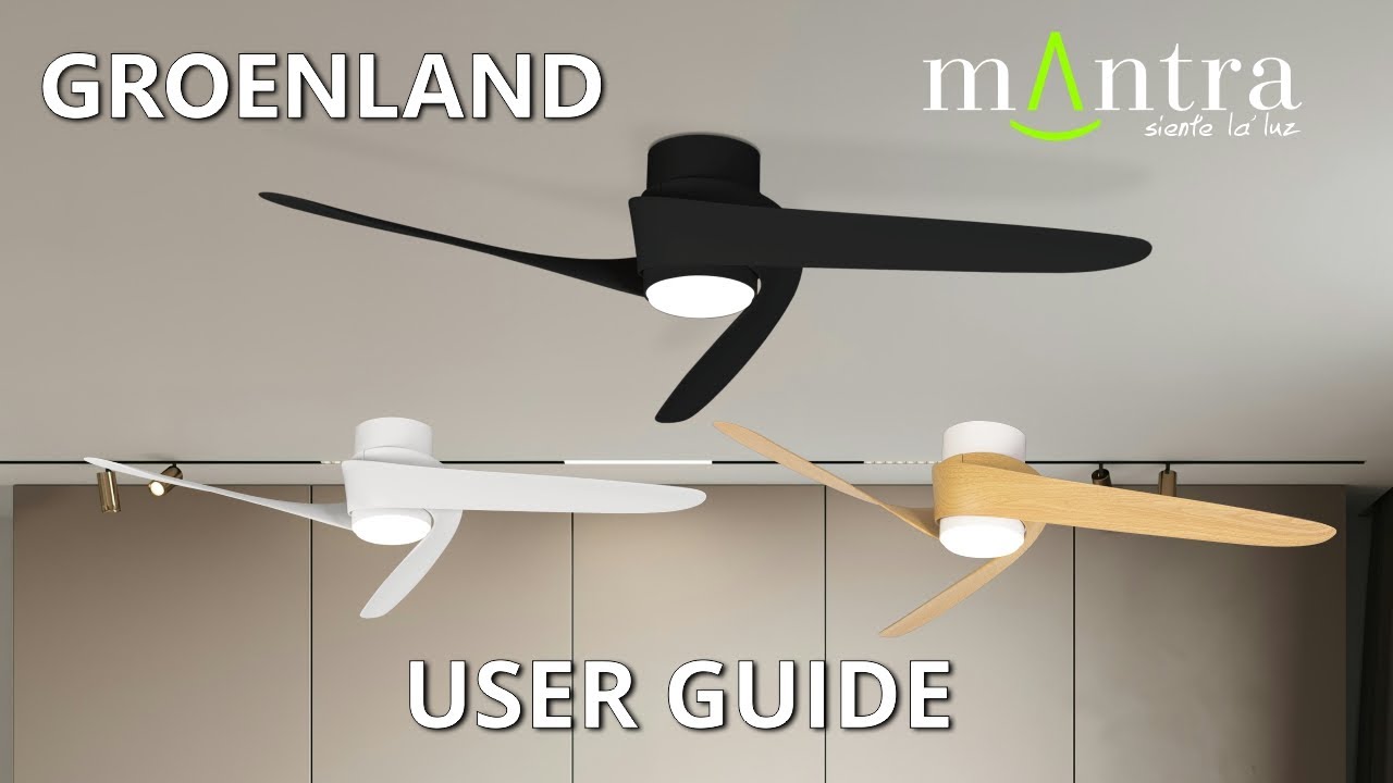 Groenland 122cm 24W LED Dimmable Ceiling Light With Built-In 30W DC Fan, 2700-5000K Remote & APP