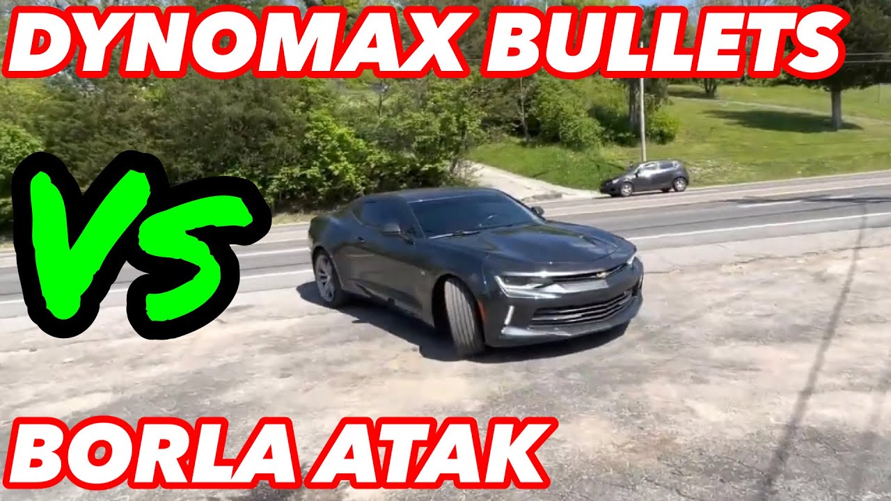 Chevy Camaro RS 3.6L V6: АТАКА BORLA против ГОНОЧНЫХ ПУЛ DYNOMAX!