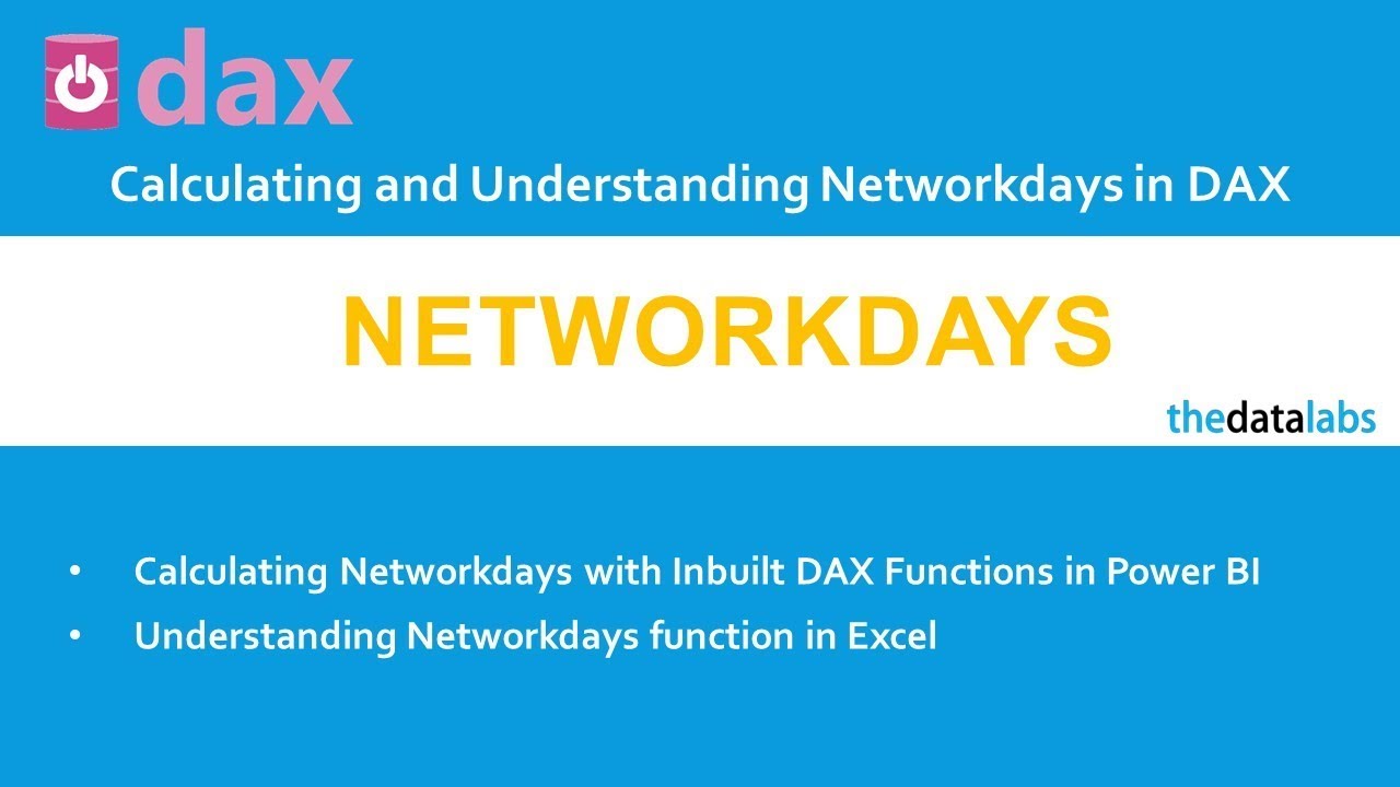 Calculating and Understanding NETWORKDAYS in DAX - Simple Explanation