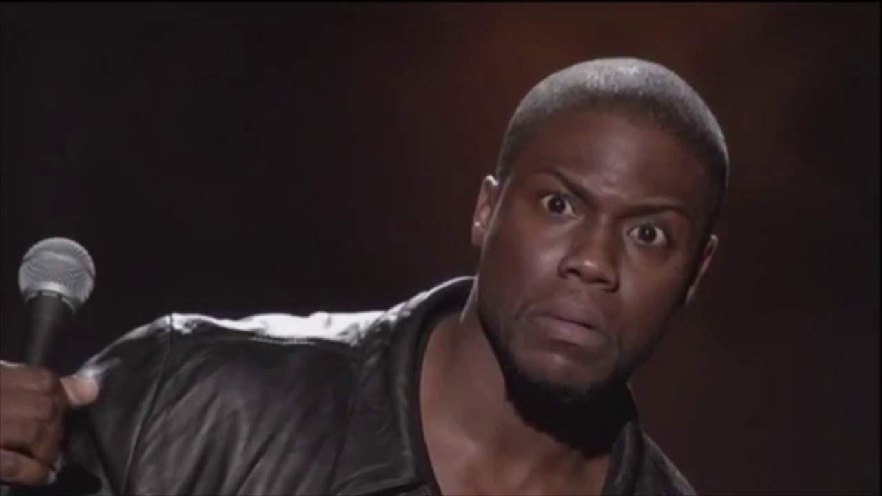 Kevin Hart Singing with headphones on