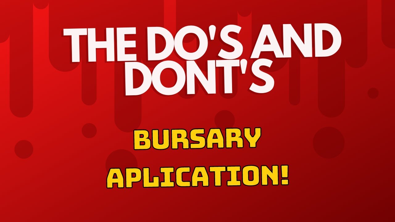 How To Write A Bursary Application Letter|| Securing Funding as a Student