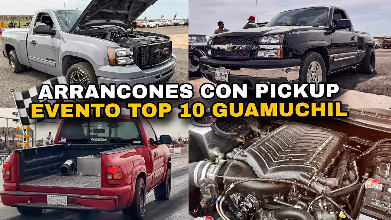 ARRANCONES LAS MEJORES PICKUP TOP 10 EN LA PISTA DE GUAMUCHIL || SINALOA STANG