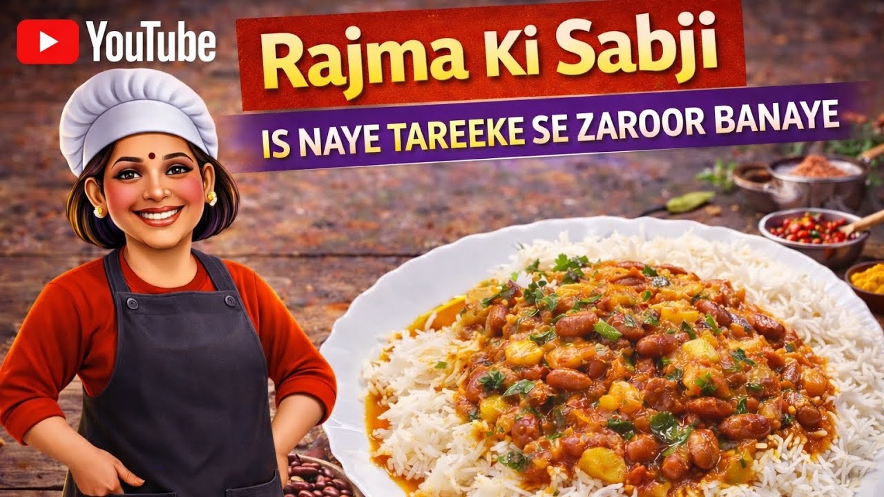 Rajma Ki Sabji | New style Rajma | Rajma Rice #rajmachawal #rajmarecipe #rajma #food 
