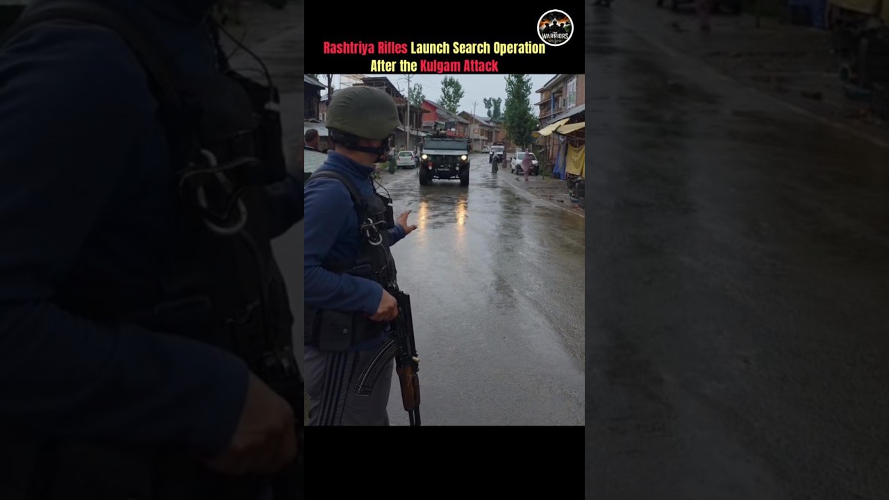 Rashtriya Rifles Launch Search Operation | Kulgam Attack | 34 RR | Jammu and Kashmir | #shorts