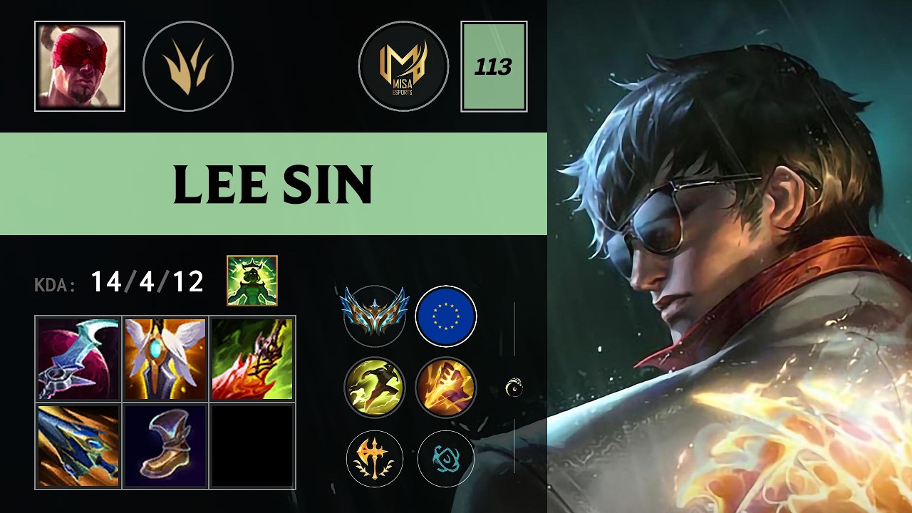 (MISA 113) Lee Sin Jungle vs Naafiri - EUW Challenger Patch 26.11