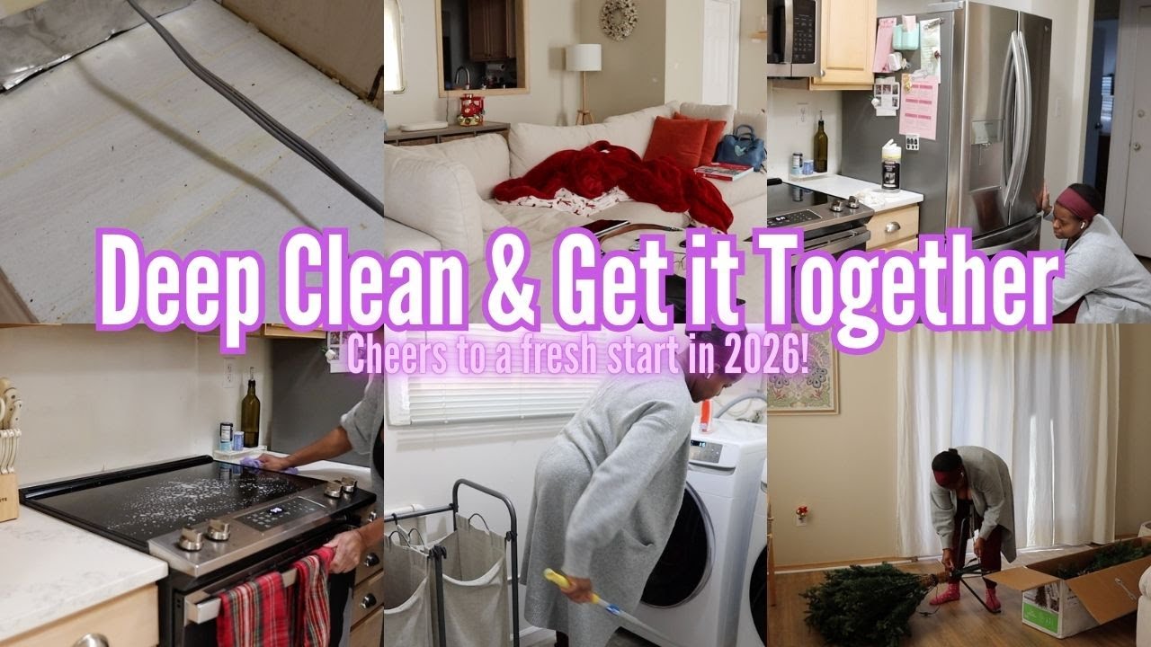 Deep Clean with Me! | Cleaning to a Fresh Start in 2026 🎉