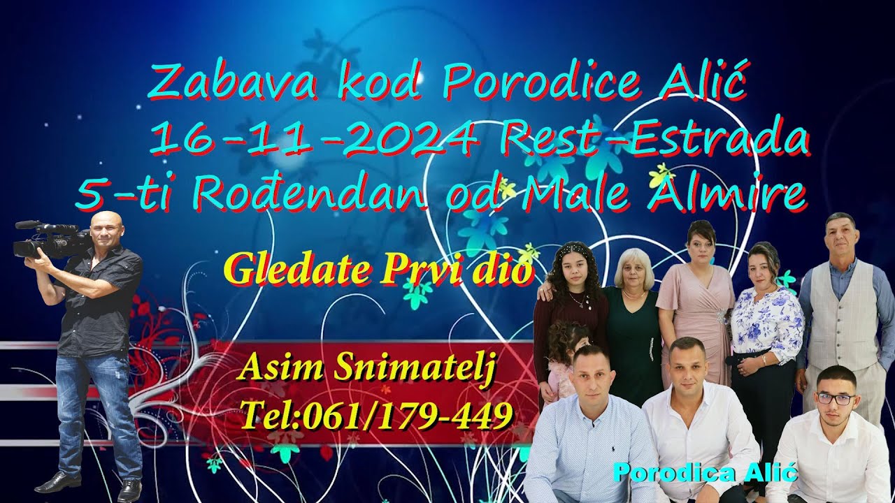 Rođendan kod Porodice Alić (1) dio Muz-Mersed Hodžić i Zijada Mujić Asim Snimatelj