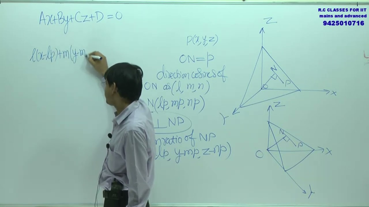 Class 12th Three Dimensional Geometry Lecture 3 For Boards , JEE Mains And Advanced