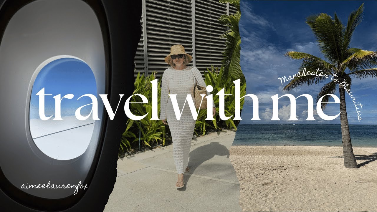 TRAVELLING TO MAURITIUS FOR OUR HONEYMOON | AIMEELAURENFOX | MANCHESTER TO MAURITIUS VIA EMIRATES