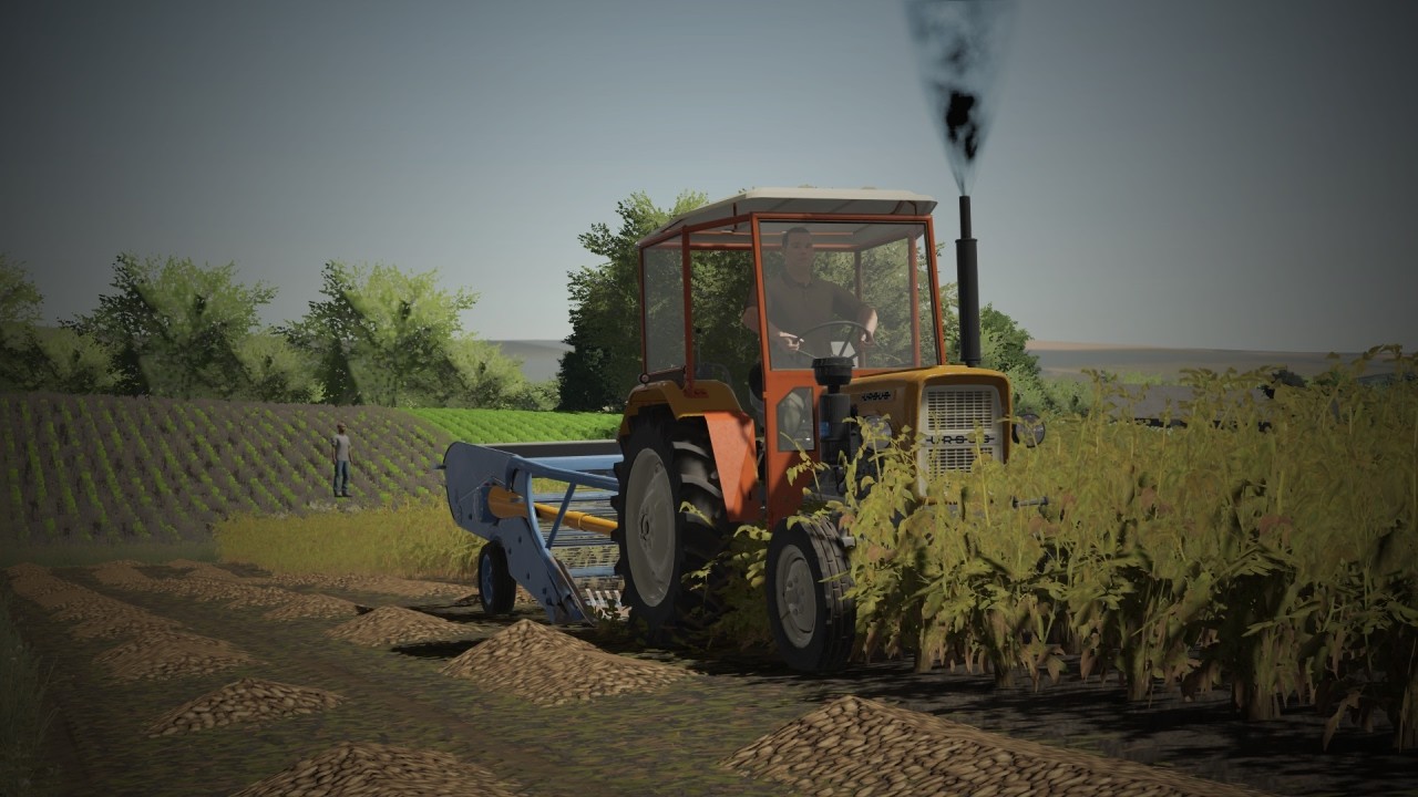 Kopanie Ziemniaków W Farming Simulator 22.