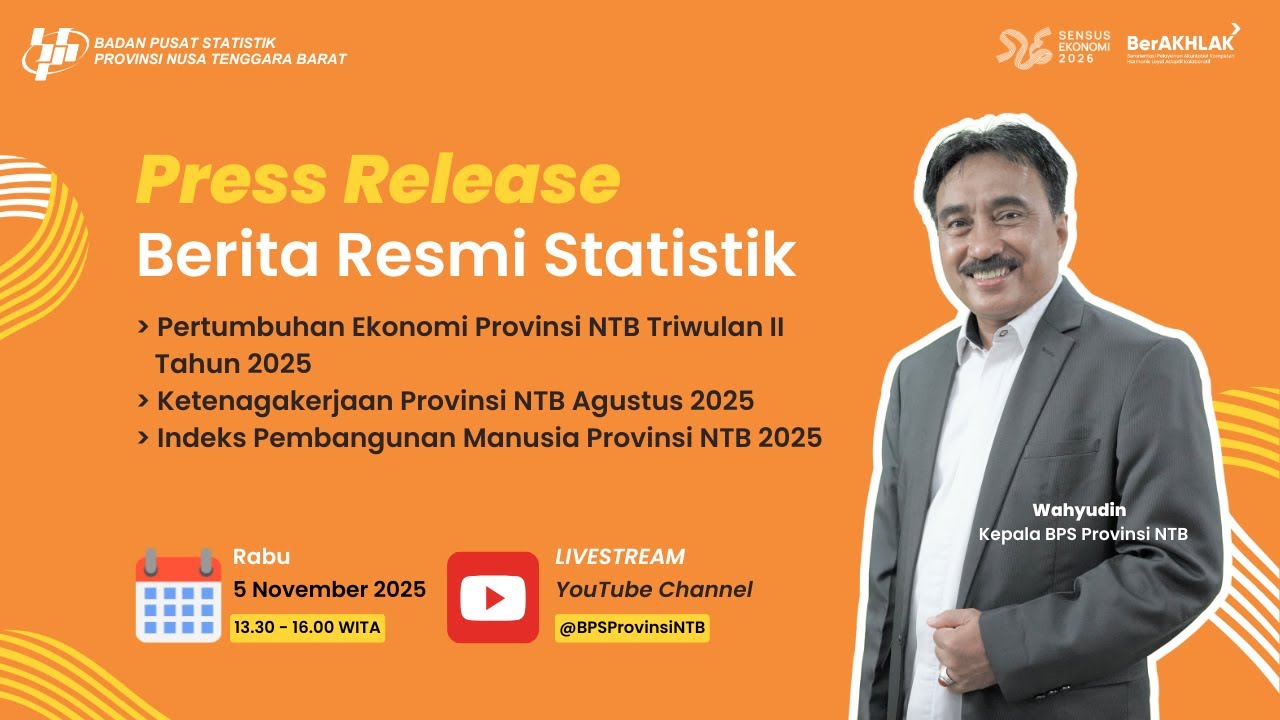 Rilis BRS 5 November 2025 - BPS Provinsi Nusa Tenggara Barat