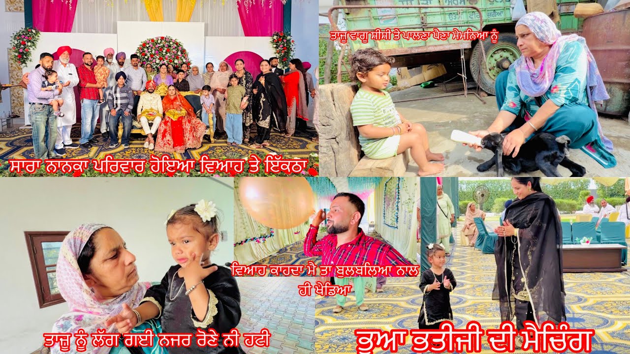 ॥Taju nu lag gyi Najar🧿 roni hi nhi hati॥Memne v shishi te palne paine aa😔 Taju huna vangu॥