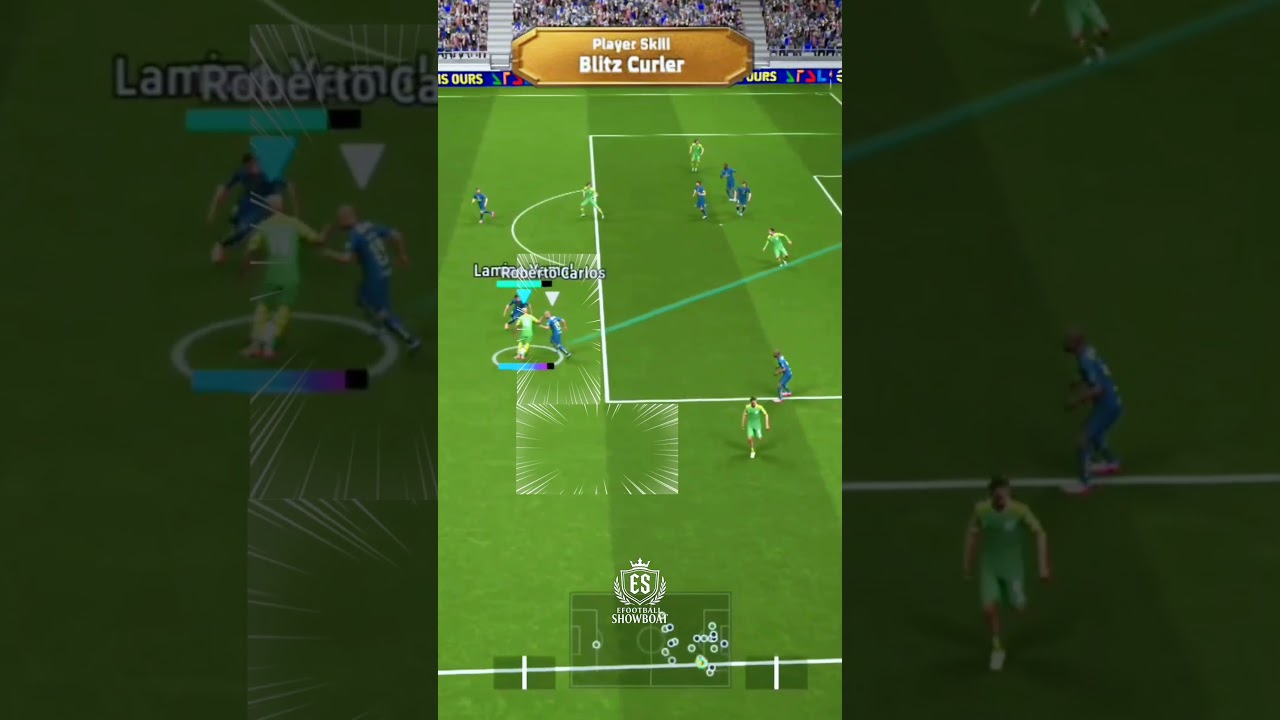 Как сделать идеальный блиц-сгиб 🤯🚀 Урок по блиц-сгибу | #efootball #efootball2025 #тренд #вирусный