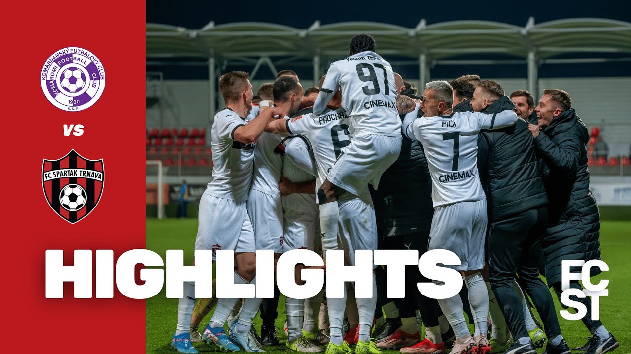 HIGHLIGHTS | KFC Komárno 1:2 FC Spartak Trnava (0:0)