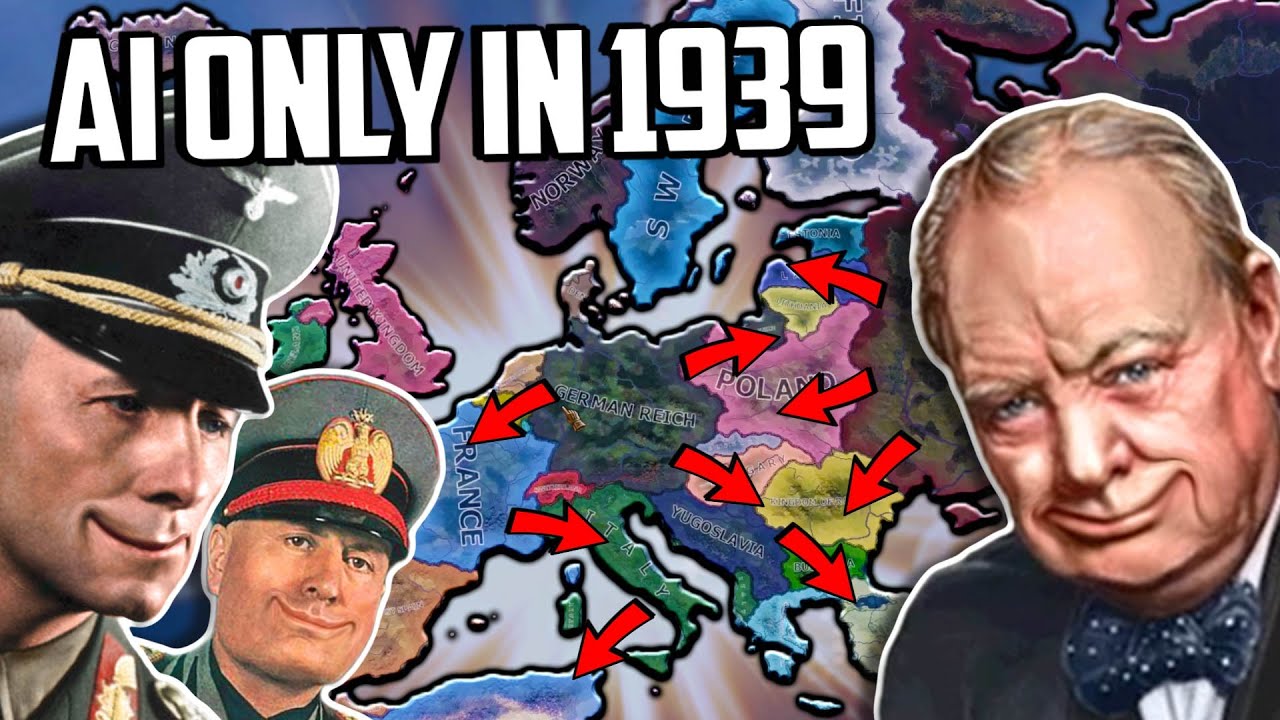 HOI4 AI Only But It's The 1939  Start Date