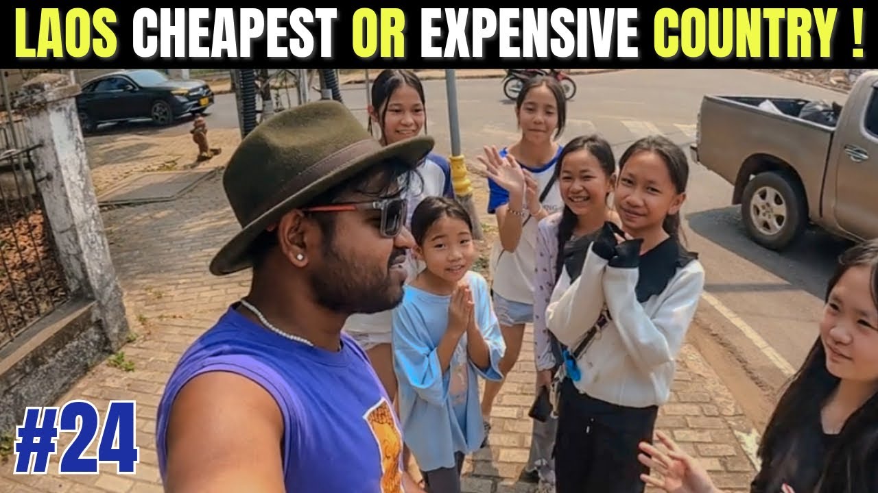 Cheapest or expensive country Laos 🇱🇦 ? #laos #vientiane #travelvlog
