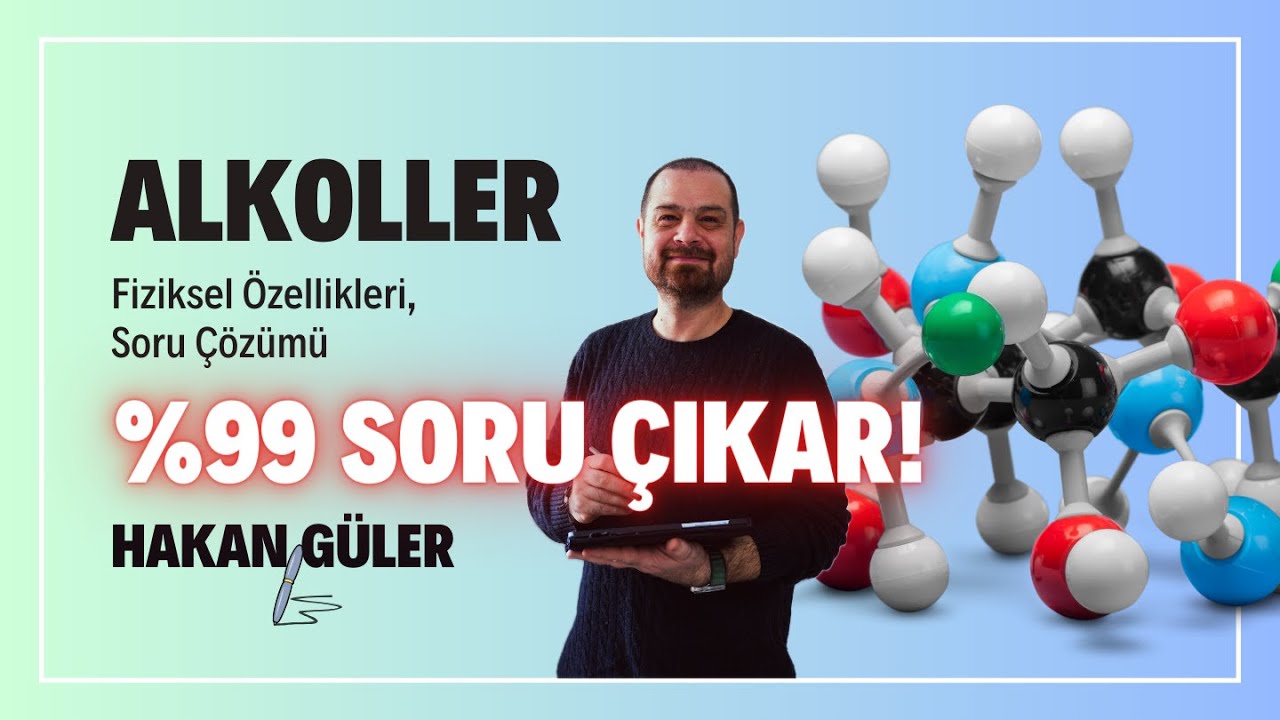 ALKOLLERİN: Fiziksel Özellikleri Soru Çözümü🧪 (%99 SORU ÇIKAR!🧐)