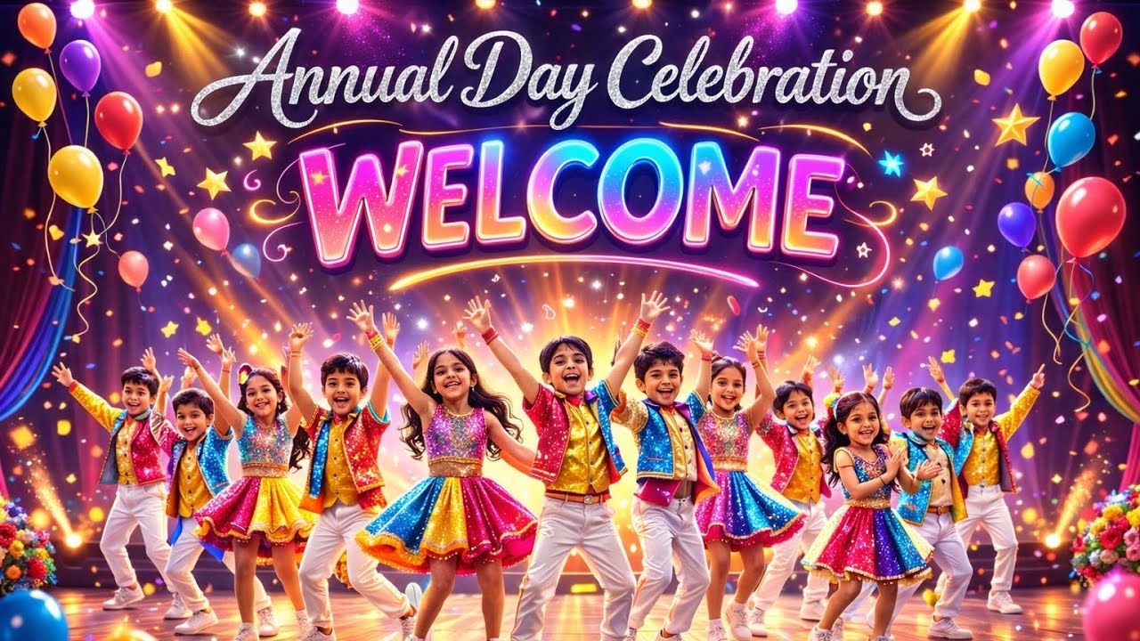 Annual Day Welcome Dance 2026 | For Grand Opening Performance | Kids Welcome Song | Rhythmic Srijan💥