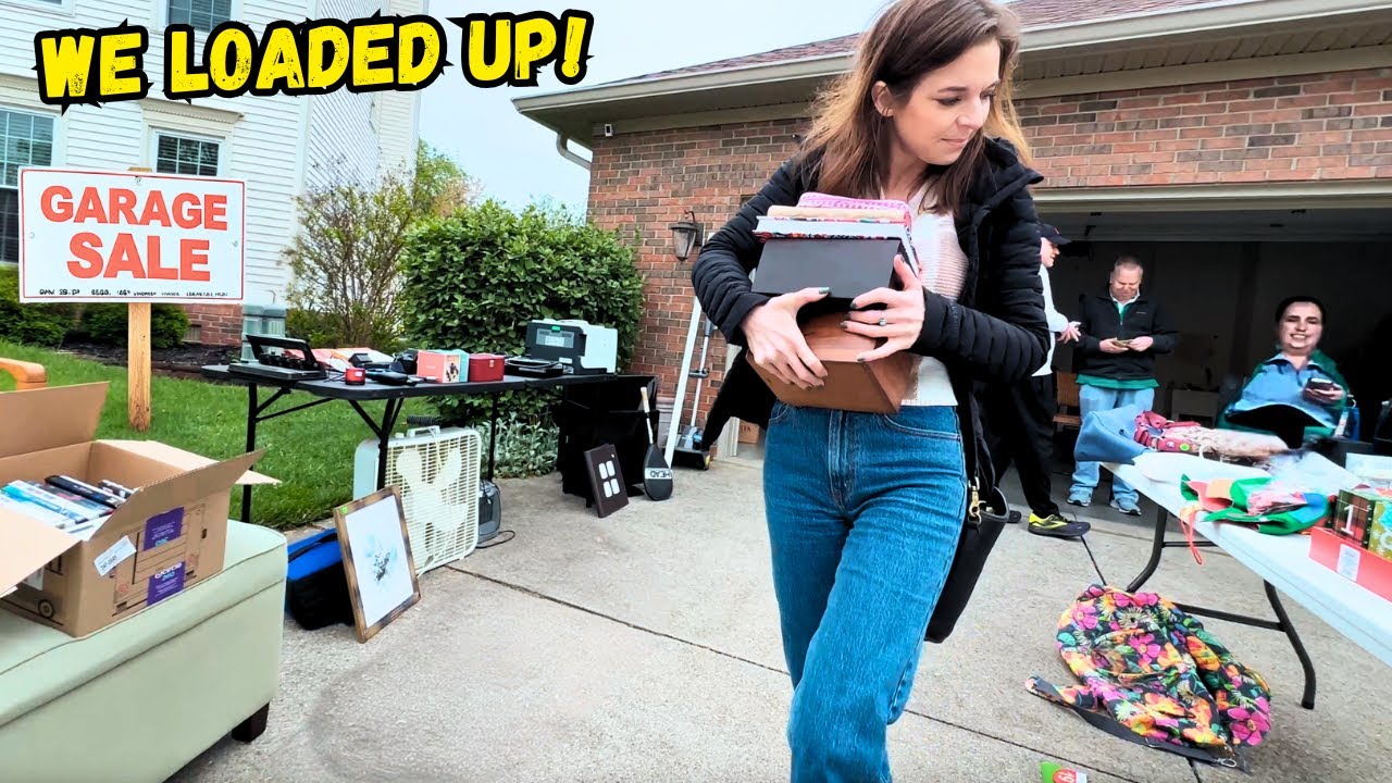 SO MANY GARAGE SALES!!!!