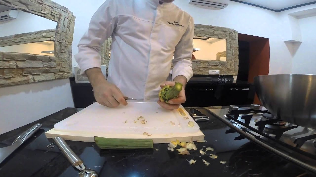 How to clean and cook artichokes in the Roman way PART 1