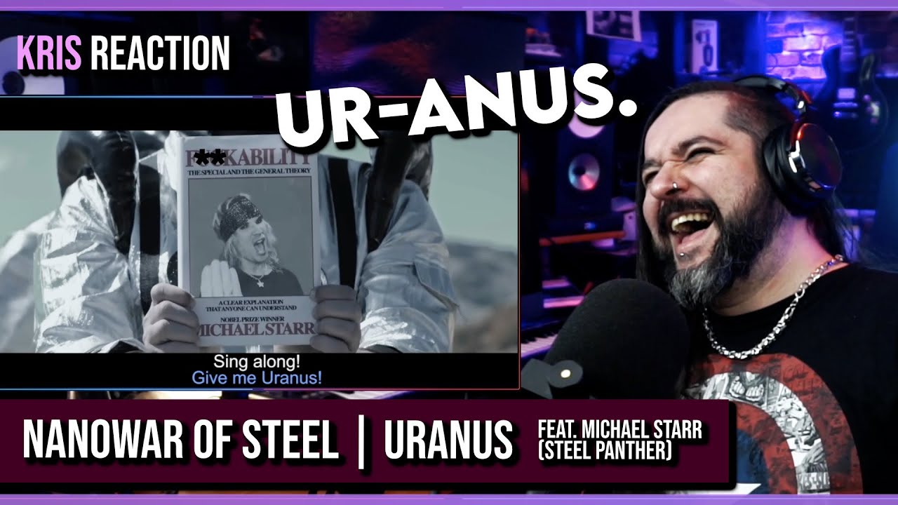 BASTA UNA PAROLA. | NANOWAR OF STEEL - URANUS feat MICHAEL STARR (Steel Panther) (Kris REACTION)