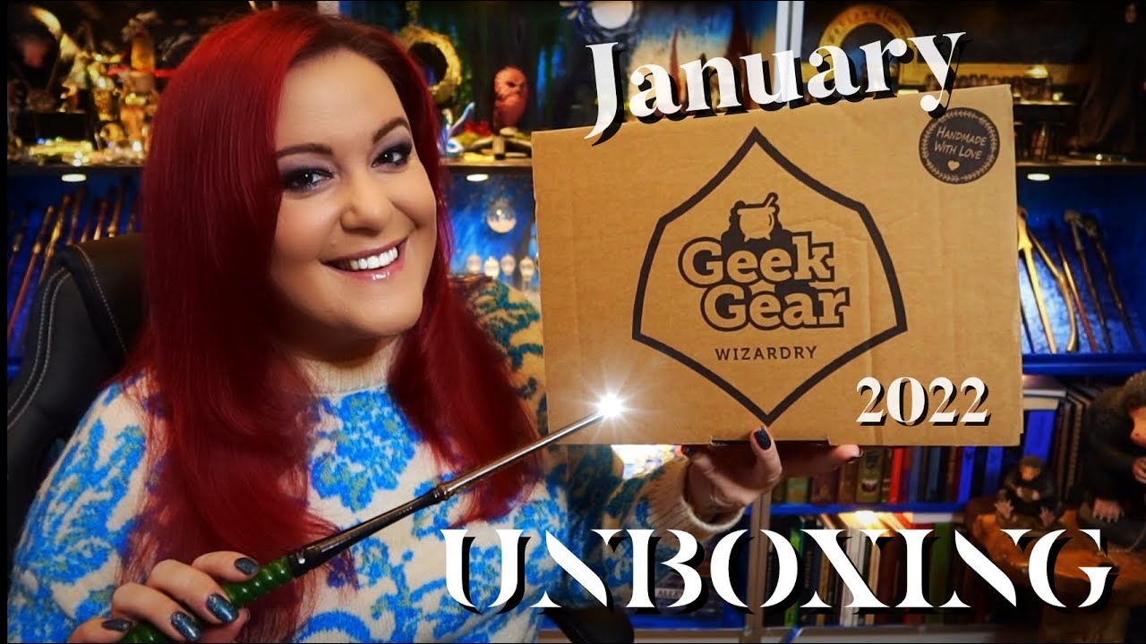 GEEK GEAR WIZARDRY JANUARY 2022 STANDARD BOX UNBOXING | VICTORIA MACLEAN