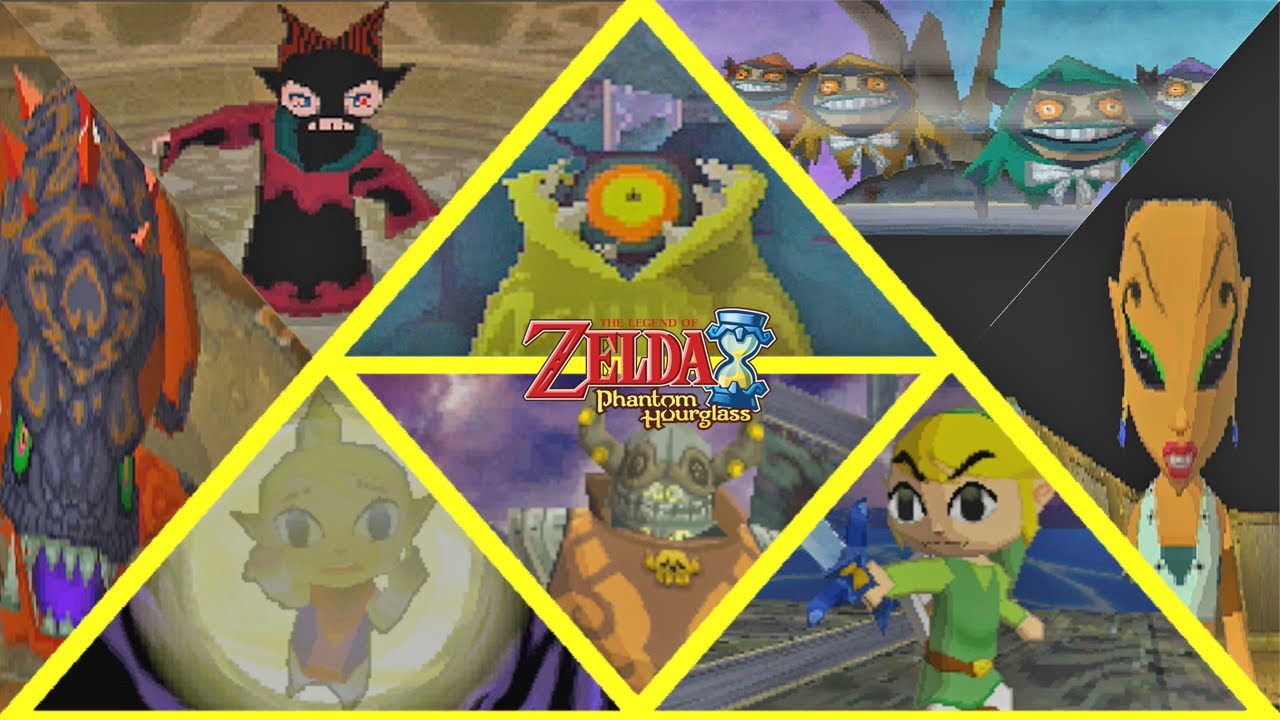The Legend of Zelda Phantom Hourglass: All Boss Battles (No Damage Taken)