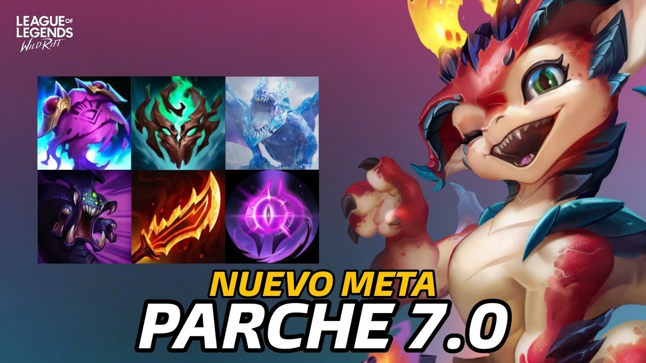 PARCHE 7.0 DE WILD RIFT: CAMBIOS MASIVOS DE JUGABILIDAD - CAMPEONES, ITEMS, MAPA Y MÁS. 