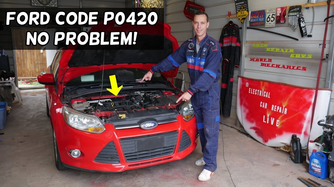 FORD FIX CODE P0420 CATALYST SYSTEM EFFICIENCY ANY FORD