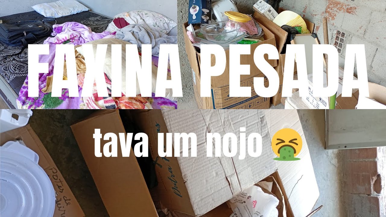 FAXINA PESADA TAVA UM NOJO 🤮