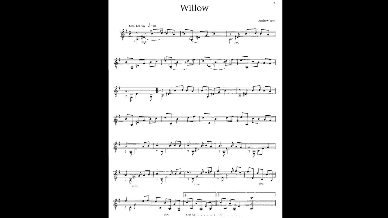 A.York--Willow（約克-柳樹） Covered by 蕭仲听