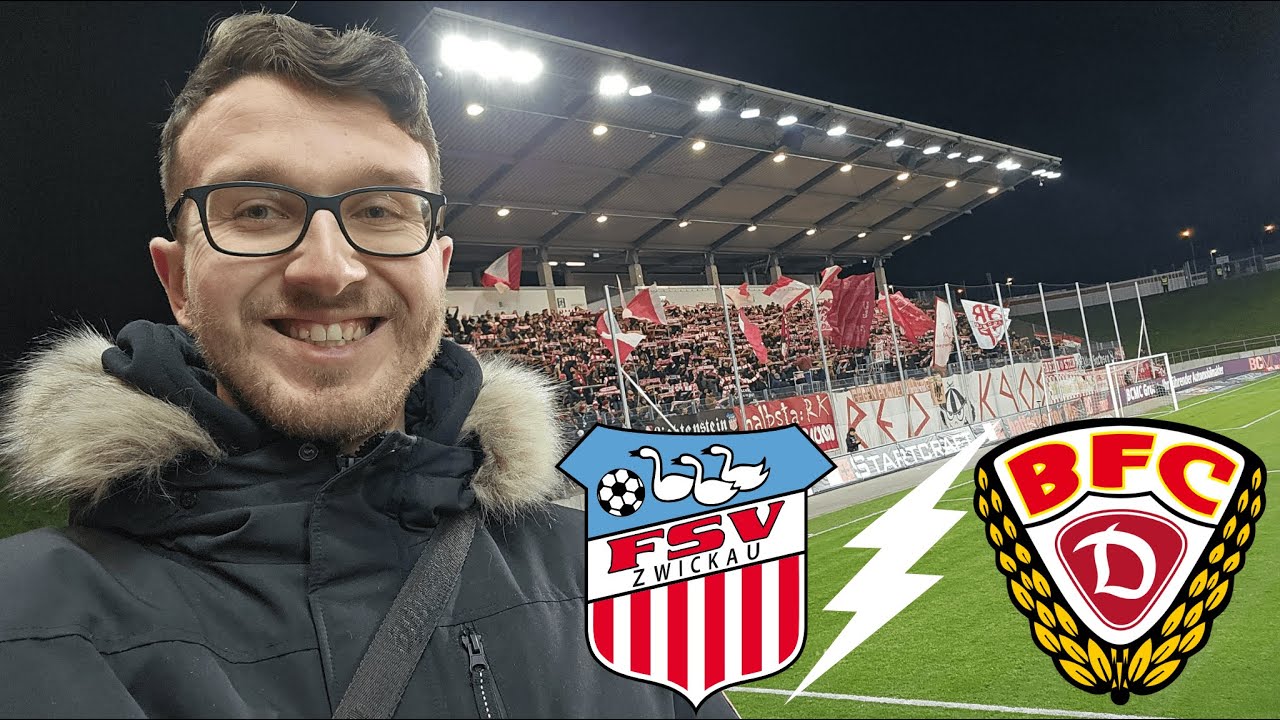 SP&Auml;TER SCHOCK im VERFOLGERDUELL 😱 - 4.Liga Flutlichtspiel🔥 | FSV Zwickau vs. BFC Dynamo Stadionvlog