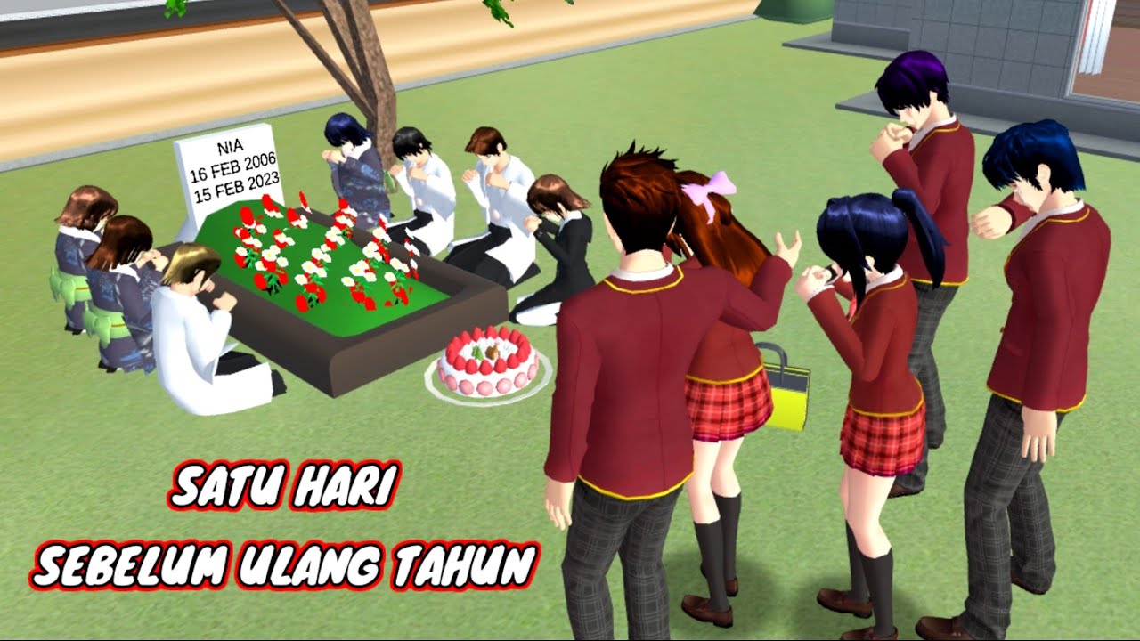 SATU HARI SEBELUM ULANG TAHUN || KING AND FRIEND || SAKURA SCHOOL SIMULATOR