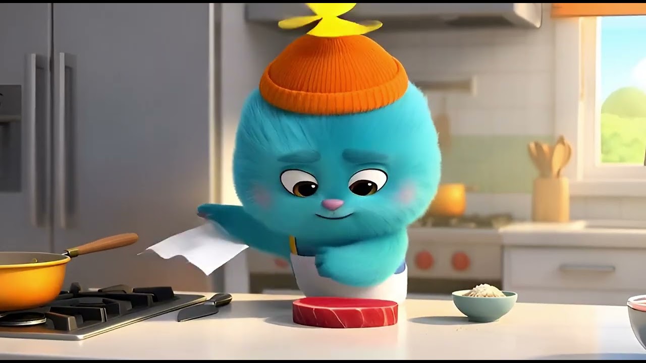 Dinner Time with Chef Pippo! 🍽️ Fun Food & Table Manners Song for Kids