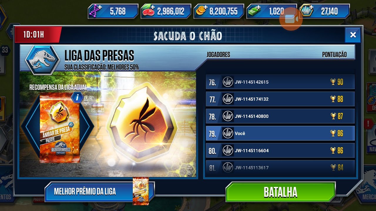 Sacuda o chão valendo 75,000 ambas EP 13