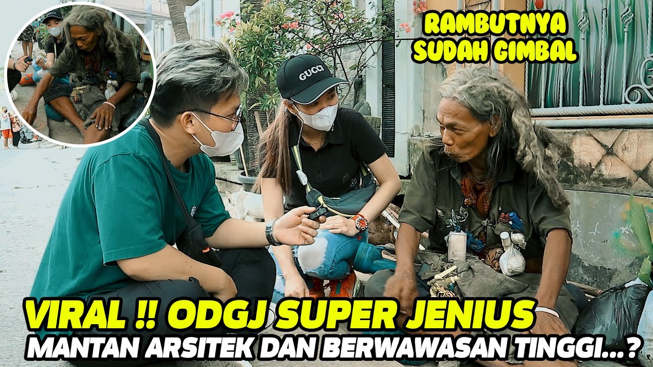 VIRAL !! ODGJ JENIUS MANTAN ARSITEK MAU BAKAR RUMAH JIKA ADA YG BERANI POTONG RAMBUT GIMBALNYA ??