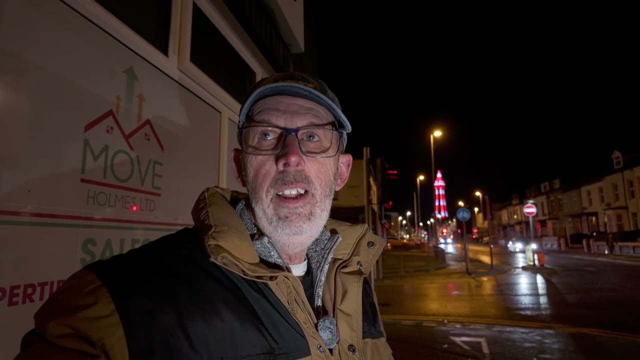 Dark Streets Blackpool Saturday Evening