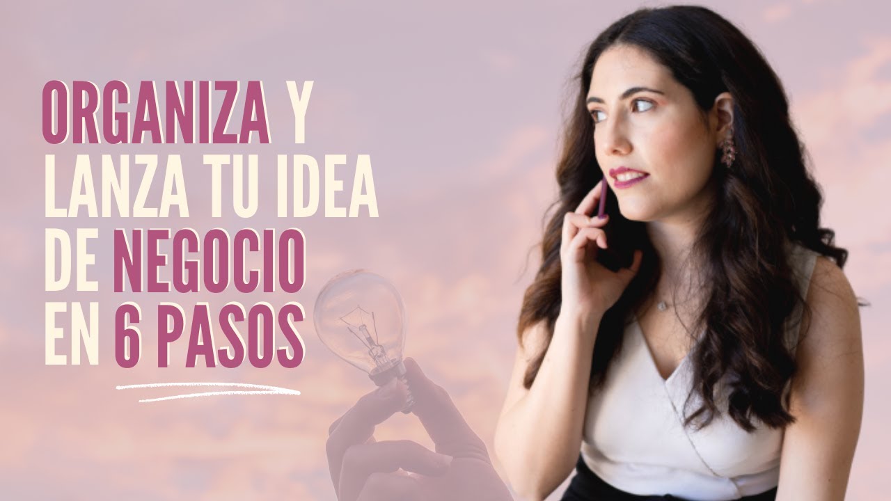 Cómo organizar tu IDEA DE NEGOCIO en 6 PASOS para EMPRENDER | Tidytoc Productividad