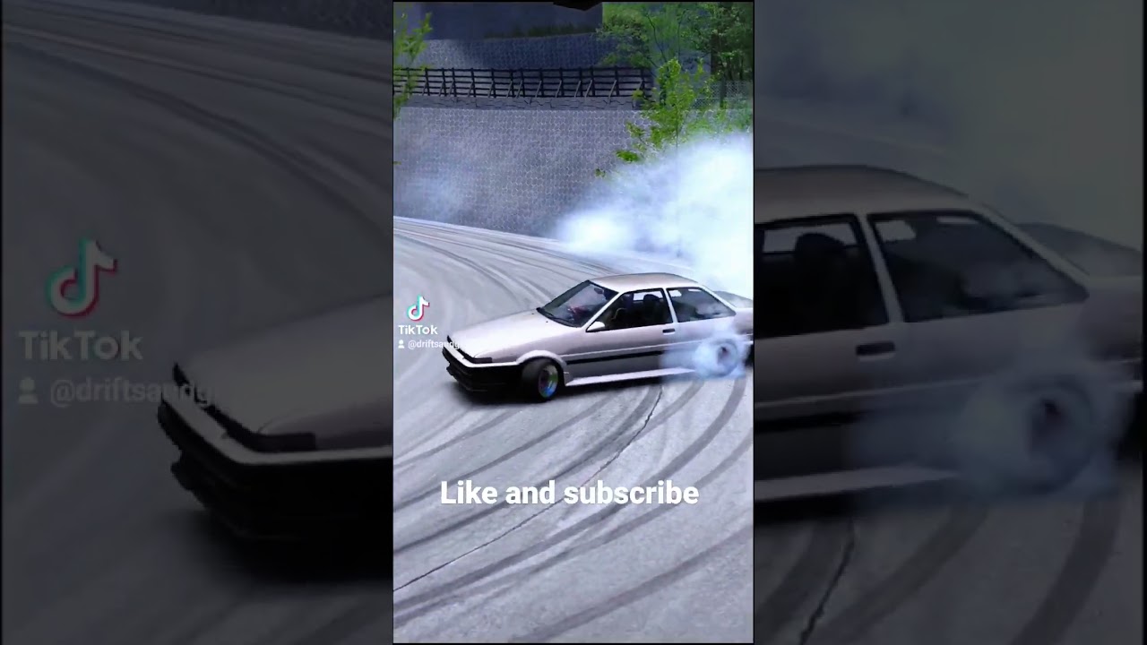AE86 fast drifting on Touge Eurobeat #shorts #shortsvideo #drift #eurobeat #ae86 #simdrifting