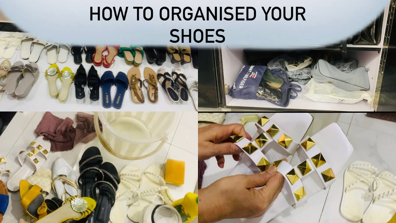 How to organise your shoes 👟 #organised #shoes #foodtuber