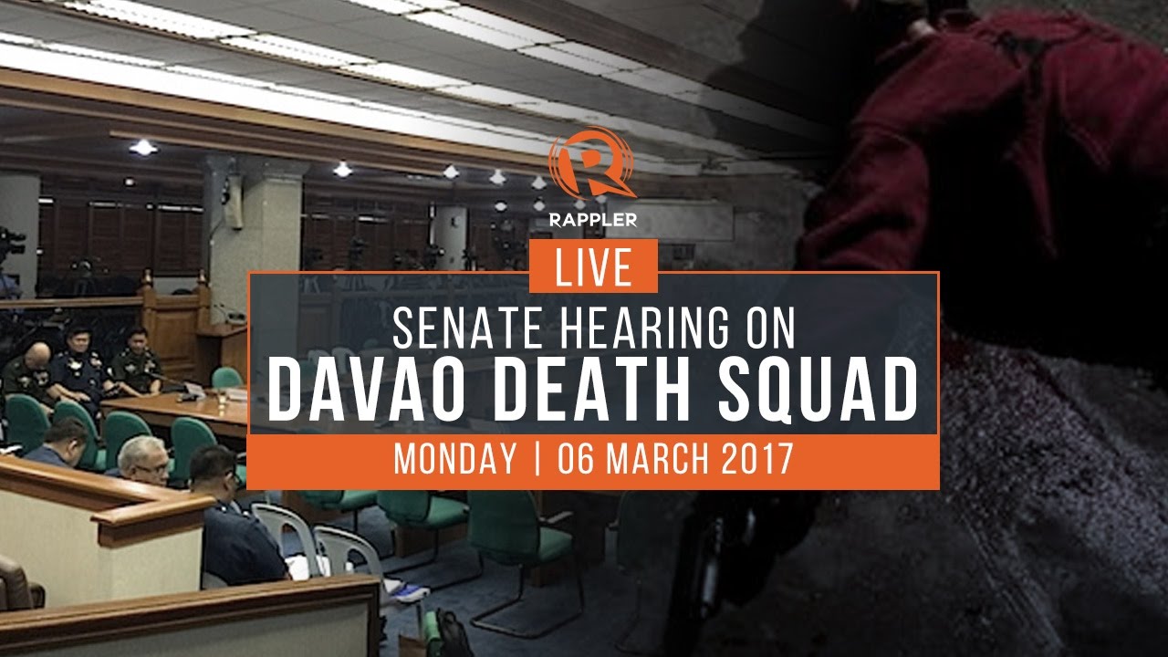 LIVE: Senate hearing on Davao Death Squad, 06 March 2017