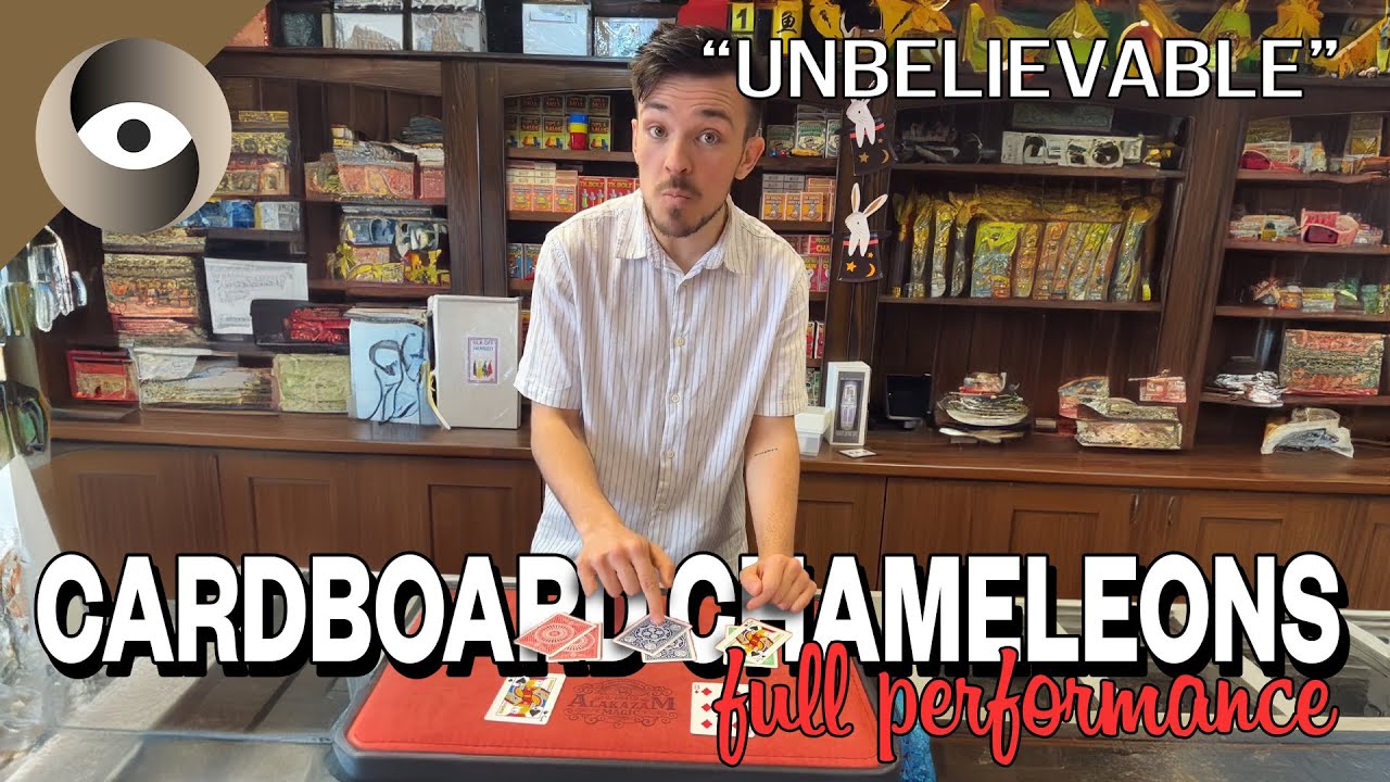 Gold Medal F.I.S.M. routine | Cardboard Chameleons by DARYL performed by Alakazam.