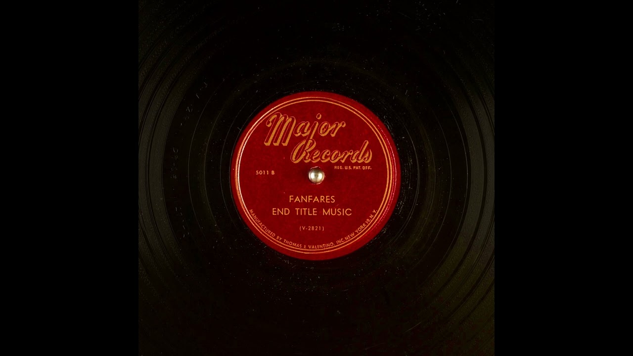 Archival End Title Music Fanfares Sound Effects From Major Records (10K Subscribers Special)