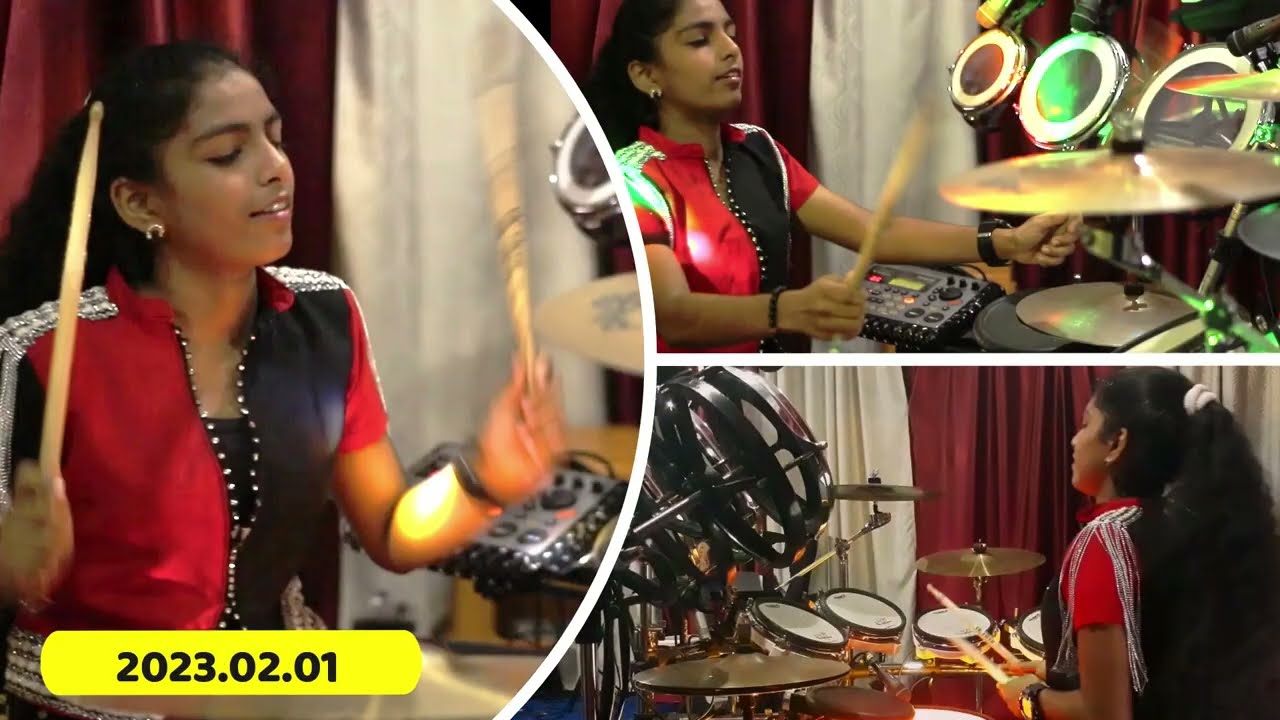 Sia unstoppable drum cover By Amadini Sathsarani- Leader shinee girls music band